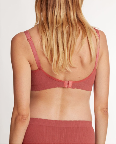 CACHE COEUR - Brassière de grossesse et allaitement CACHE COEUR - Legging de grossesse Terracotta - ZOE- ZOE