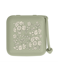 ATELIER WAGRAM - Attache tétine gaze - VERT OLIVE