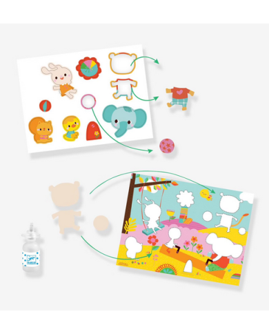 DJECO - Coffret d’activités - Le chat et ses amis