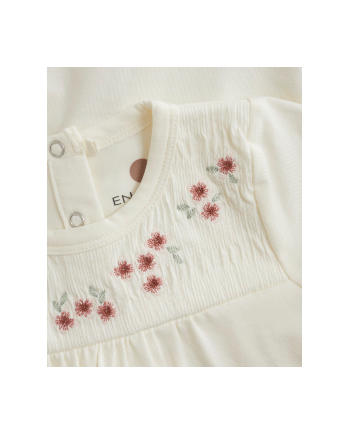 EN FANT - Body à broderie - Fleurs