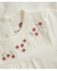 EN FANT - Body à broderie - Fleurs