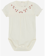 EN FANT - Body à broderie - Fleurs