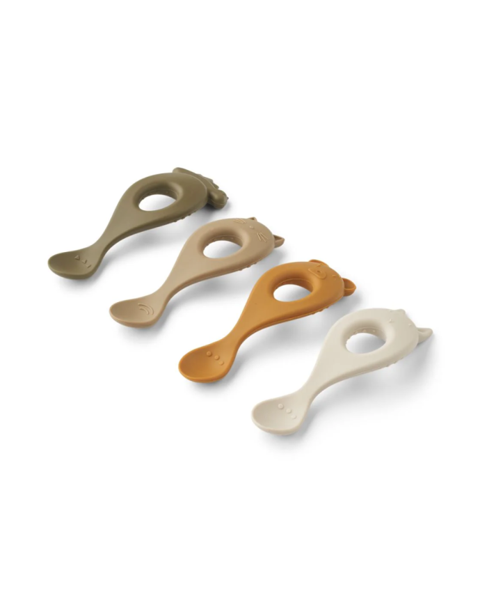LIEWOOD - Set de cuillères en silicone - LIVA