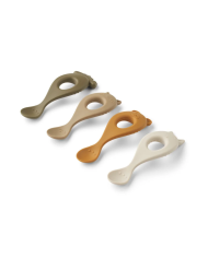 LIEWOOD - Set de cuillères en silicone - LIVA