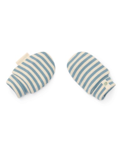 LITTLE DUTCH - Moufles de naissance - Stone Blue