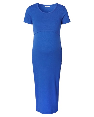 NOPPIES - Robe de grossesse et allaitement - RAFA - Bleue