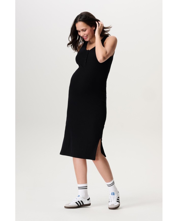 NOPPIES - Robe de grossesse et allaitement - ESTRELLA - Noire