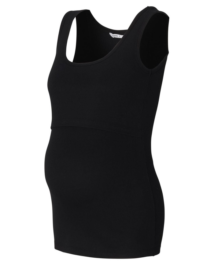 NOPPIES - Débardeur de grossesse et allaitement - EVITA - Noir