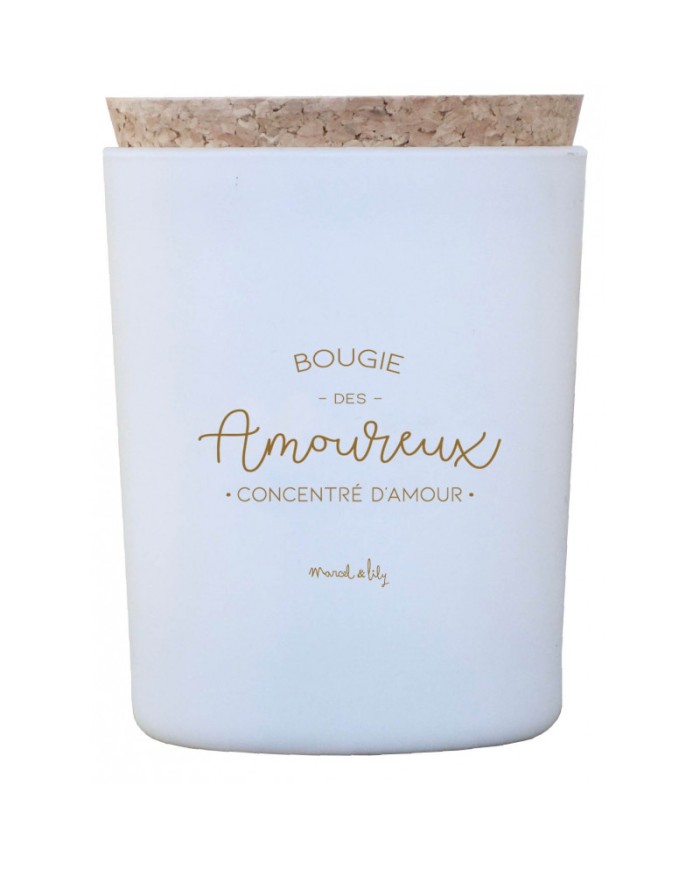 MARCEL ET LILY - Bougie végétale à message - 140gr MARCEL ET LILY - Bougie végétale à message - 140gr