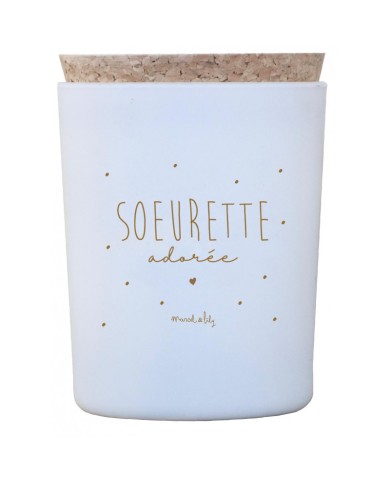 MARCEL ET LILY - Bougie à message - 140gr MARCEL ET LILY - Bougie à message - 140gr
