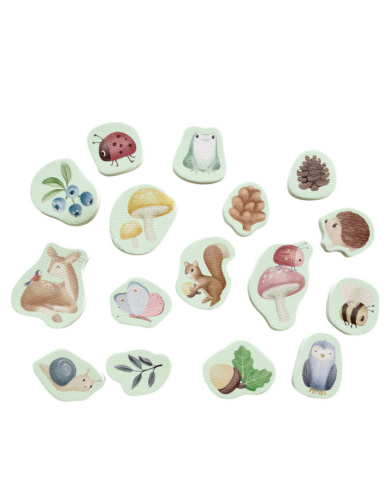 LITTLE DUTCH - Animaux en mousse pour le bain - Forest Friends