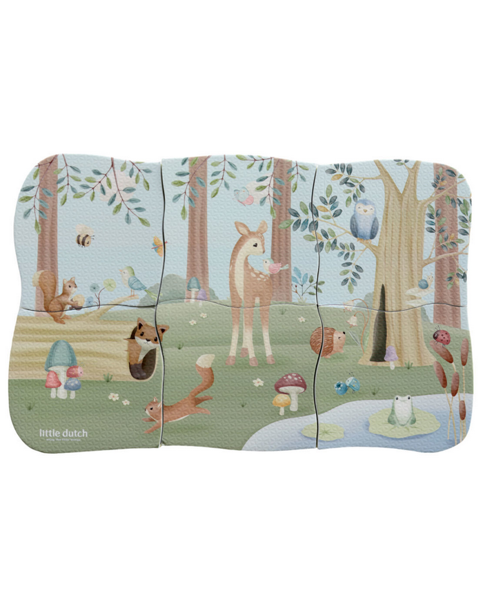 LITTLE DUTCH - Puzzle en mousse pour le bain - Forest Friends