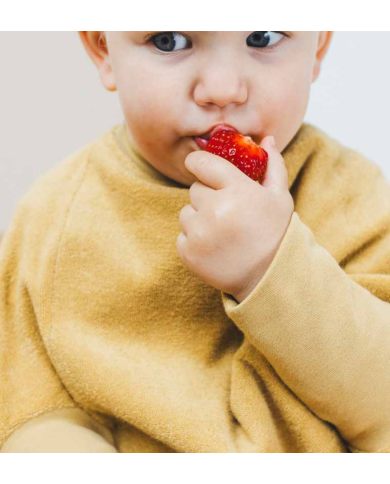 LITTLE CASIMIR - Bavoir BOO - Moutarde