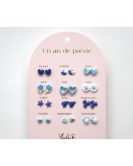 YUKO B. - Boucles d'oreilles - Un an de poésie - Fruité YUKO B. - Boucles d'oreilles - Un an de poésie - Fruité