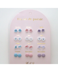 YUKO B. - Boucles d'oreilles - Un an de poésie - Fruité YUKO B. - Boucles d'oreilles - Un an de poésie - Fruité