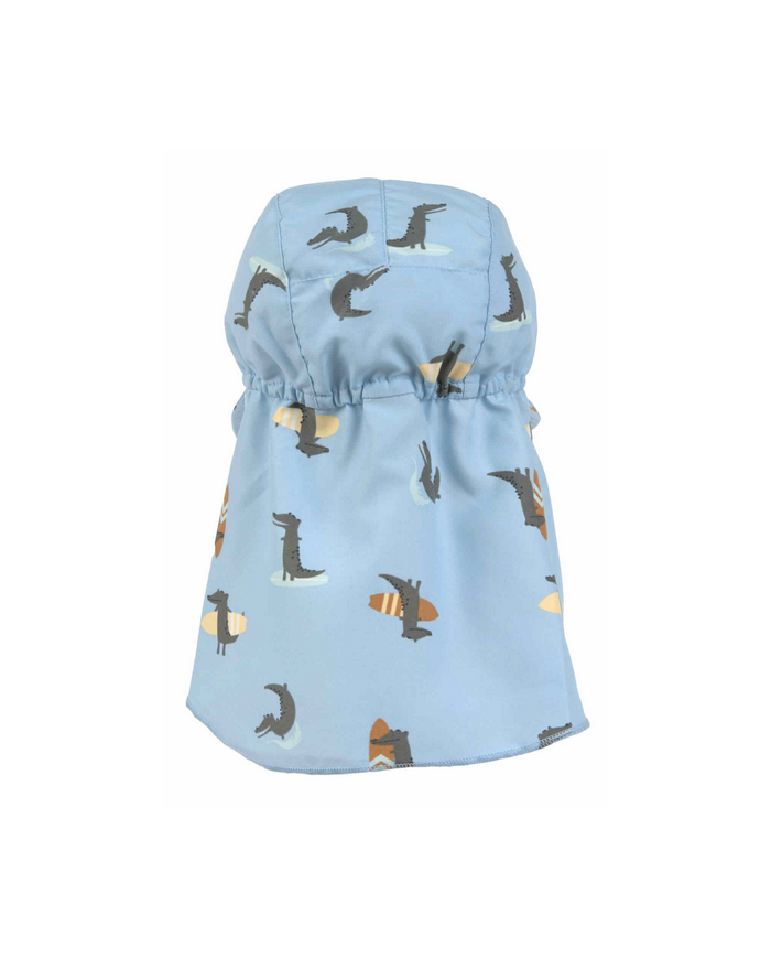 LASSIG - Casquette anti UV - Crocodile sky blue LASSIG - Casquette anti UV - Crocodile sky blue