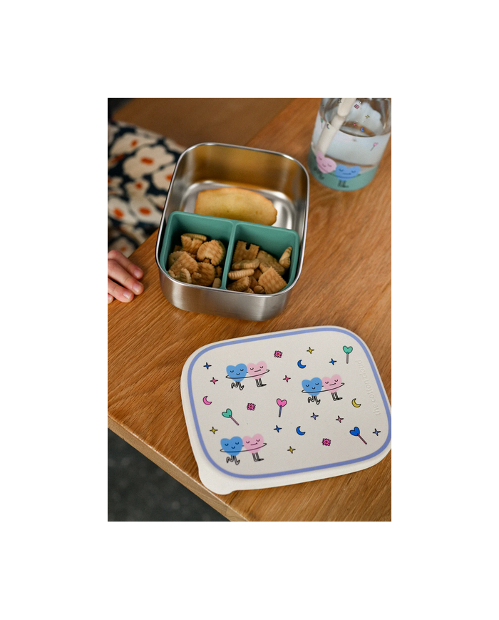 THE COTTON CLOUD - Boîte à repas avec compartiments - Dancing hearts THE COTTON CLOUD - Boîte à repas avec compartiments - Dancing hearts