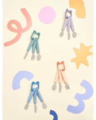 THE COTTON CLOUD - Boîte à repas isotherme - Dancing hearts THE COTTON CLOUD - Boîte à repas isotherme - Dancing hearts