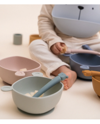 THE COTTON CLOUD - Bol en silicone à ventouse - Couleur au choix