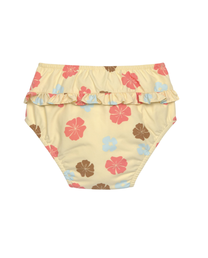 LASSIG - Maillot de bain couche - Fleurs vanille LASSIG - Maillot de bain couche - Fleurs vanille