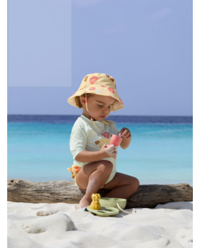 LASSIG - Maillot de bain couche - Fleurs vanille LASSIG - Maillot de bain couche - Fleurs vanille