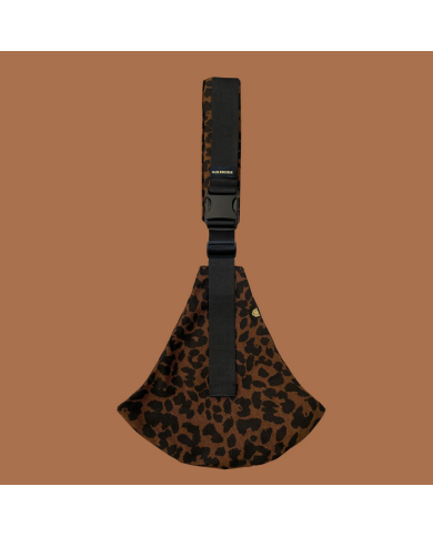 WILDRIDE - Porte bébé hanche - LEO MARRON