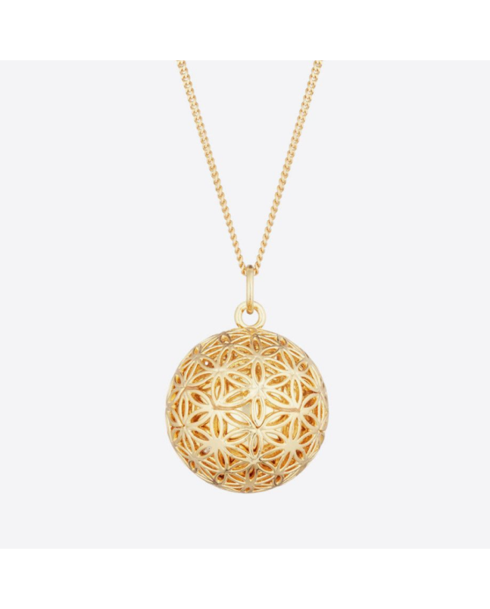 ILADO - Bola de grossesse - Fleur de vie - sur chaîne