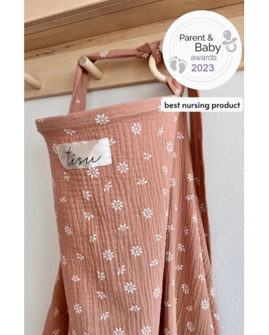 TISU - Cape d'allaitement - Caramel/daisy