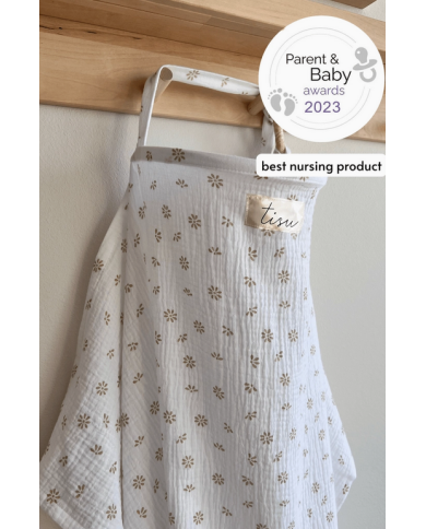 TISU - Cape d'allaitement - Cream/daisy