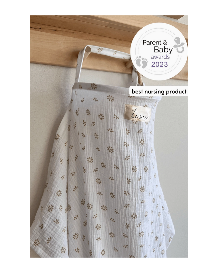 TISU - Cape d'allaitement - Cream/daisy
