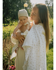TISU - Cape d'allaitement - Cream/daisy