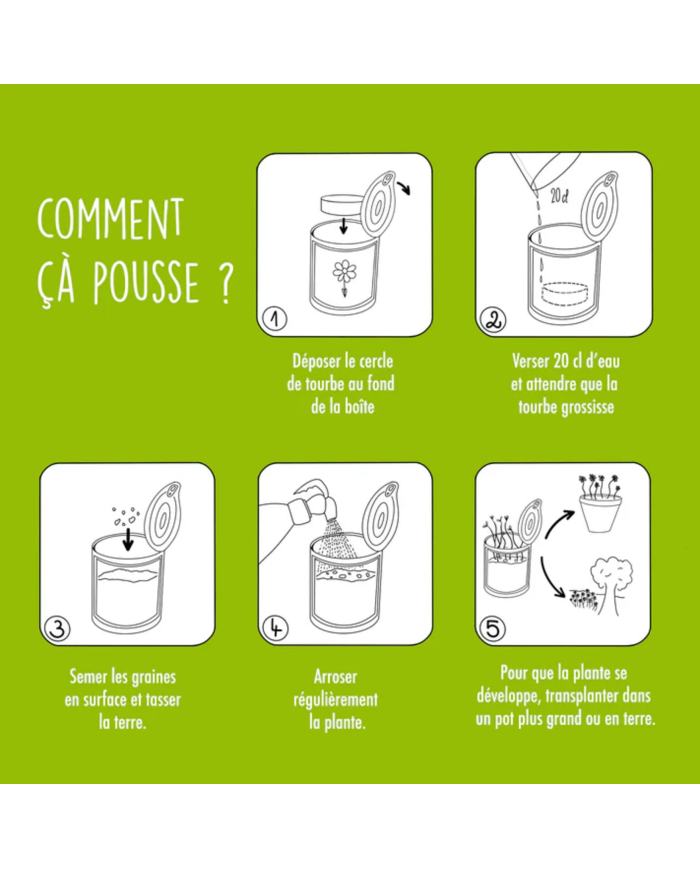 MAUVAISES GRAINES - Kit à semer - Message au choix MAUVAISES GRAINES - Kit à semer - Message au choix