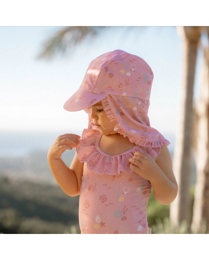 LITTLE DUTCH - Chapeau de bain - Océan Rose LITTLE DUTCH - Chapeau de bain - Océan Rose