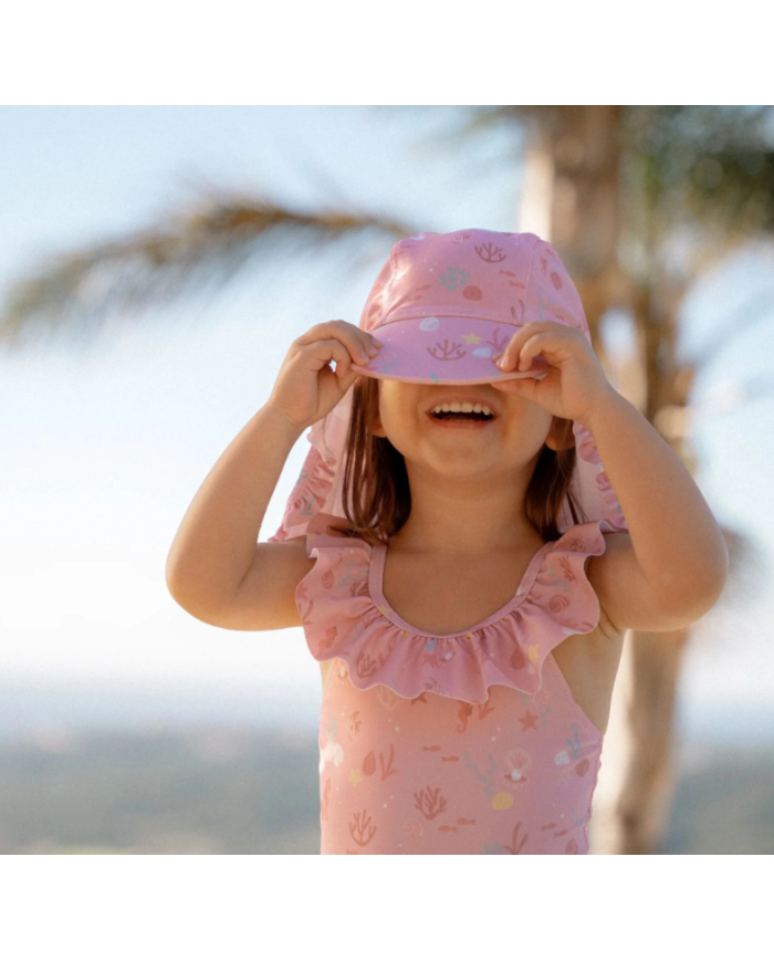 LITTLE DUTCH - Chapeau de bain - Océan Rose LITTLE DUTCH - Chapeau de bain - Océan Rose