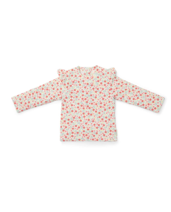 LITTLE DUTCH - T-shirt à manches longues anti-UV - Fleurs ensoleillées
