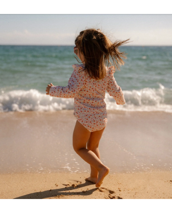 LITTLE DUTCH - T-shirt à manches longues anti-UV - Fleurs ensoleillées