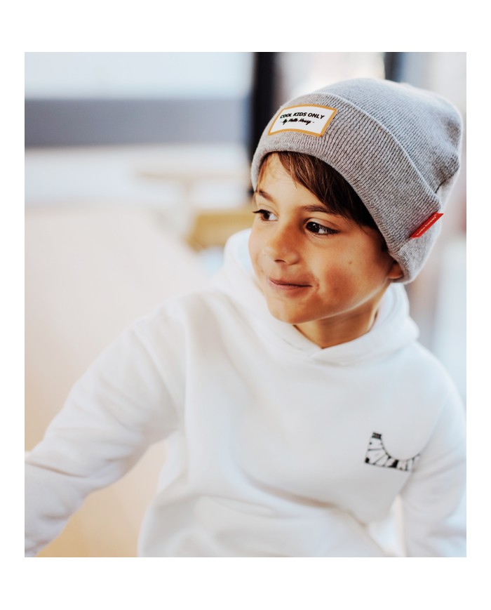 HELLO HOSSY - Bonnet Cool Kids Only - Gris HELLO HOSSY - Bonnet Cool Kids Only - Gris