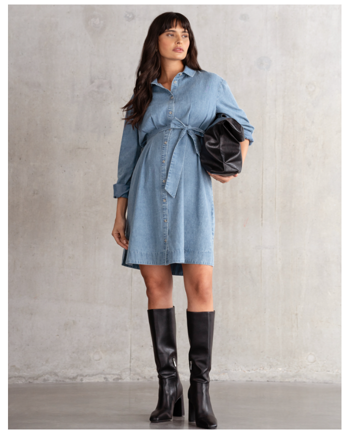 copy of Seraphine - Robe de grossesse et allaitement 2 en 1 MITSY - grise