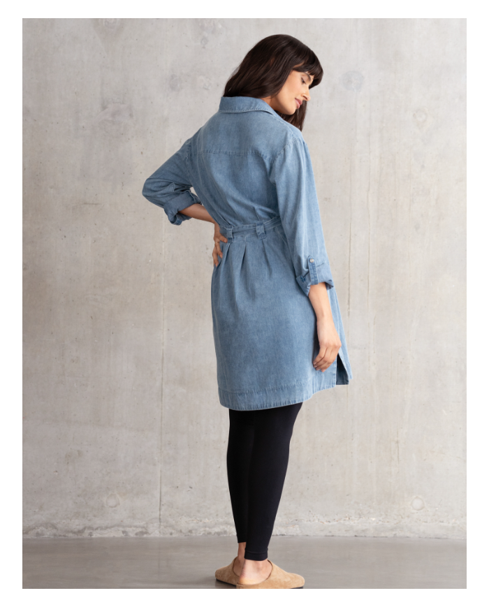 copy of Seraphine - Robe de grossesse et allaitement 2 en 1 MITSY - grise