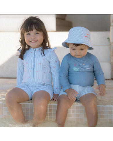 copy of LITTLE DUTCH - Chapeau de bain - Océan Rose