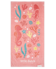 LITTLE DUTCH - Linge de plage - Trésors océaniques roses LITTLE DUTCH - Linge de plage - Trésors océaniques roses