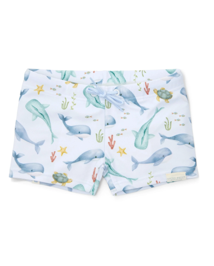 LITTLE DUTCH - Maillot de bain bébé et enfant - Trésors océaniques - Baleines