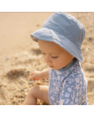 LITTLE DUTCH - Chapeau réversible - Océan Bleu Rayé LITTLE DUTCH - Chapeau réversible - Océan Bleu Rayé