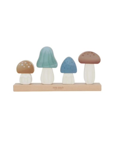 LITTLE DUTCH - Champignons à empiler - Forest friends