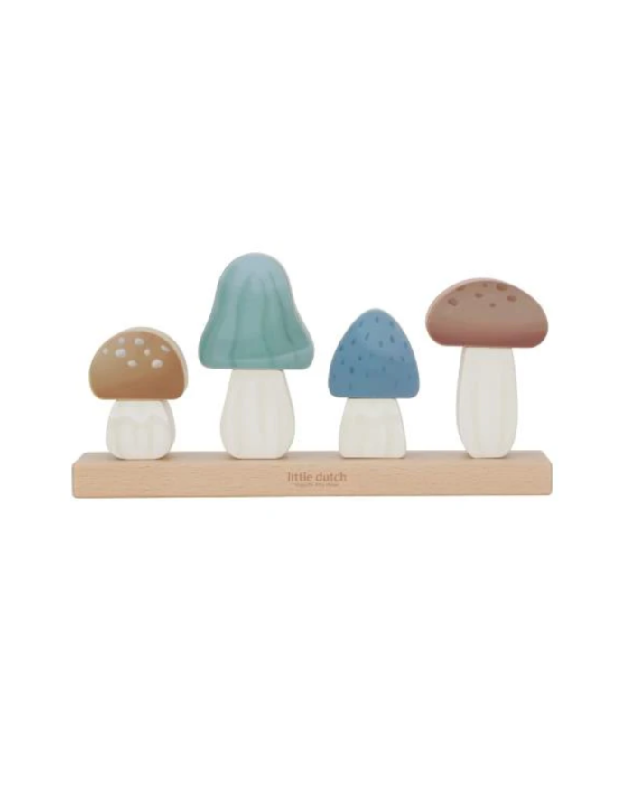 LITTLE DUTCH - Champignons à empiler - Forest friends LITTLE DUTCH - Champignons à empiler - Forest friends