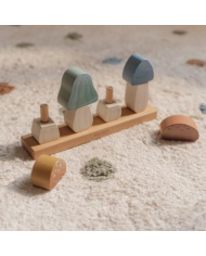 LITTLE DUTCH - Champignons à empiler - Forest friends LITTLE DUTCH - Champignons à empiler - Forest friends