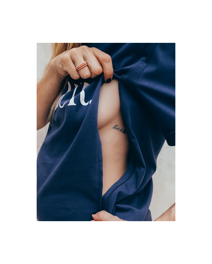 23 MAI PARIS - T-shirt d'allaitement - Amour marine 23 MAI PARIS - T-shirt d'allaitement - Amour marine