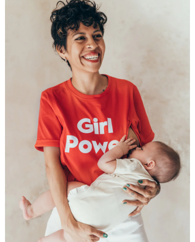 23 MAI PARIS - T-shirt d'allaitement - Girl power