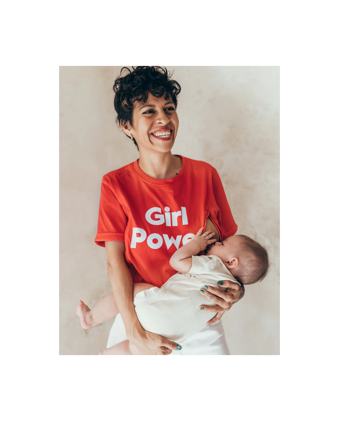 23 MAI PARIS - T-shirt d'allaitement - Girl power 23 MAI PARIS - T-shirt d'allaitement - Girl power