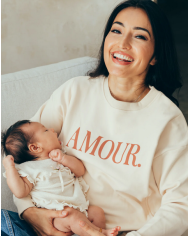 23 MAI PARIS - Sweat d'allaitement - Amour 23 MAI PARIS - Sweat d'allaitement - Amour